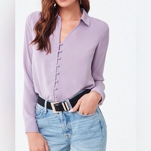 Forever 21 Lavender Women's Top